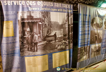 How the sewer services coped with the 1910 Paris floods
